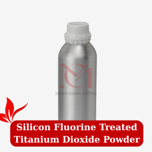 Silicon Fluorine Treated Titanium Dioxide Powder